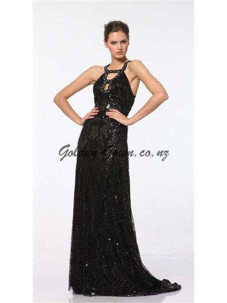 black ball dress