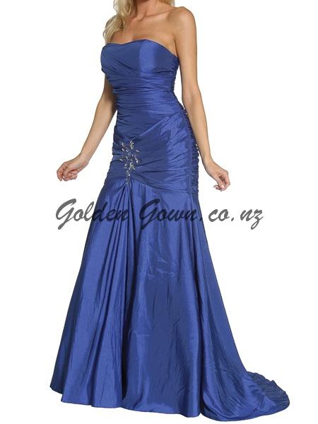 blue ball dress, evening dress