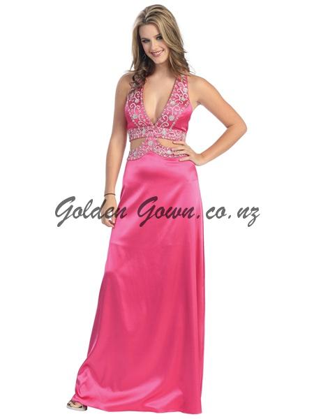 pink prom dress
