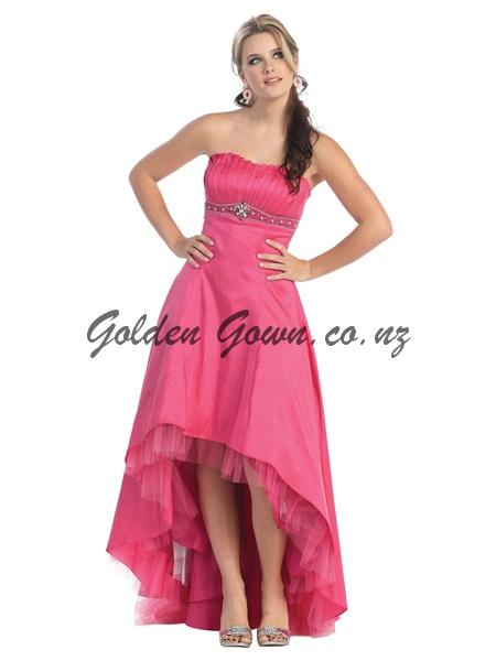 pink ball dress